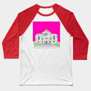 bellas artes x mexico city ecopop architectural portrait monuments Baseball T-Shirt